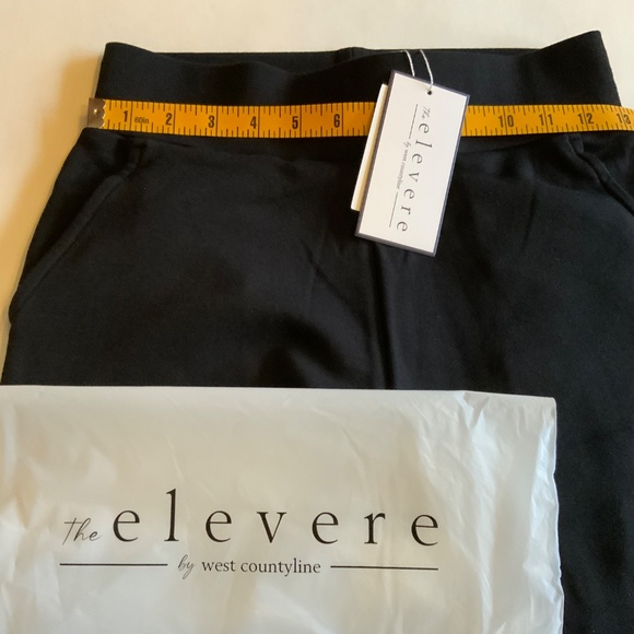 Women’s Premium Low Rise Jogger Bamboo Blend Oeko-Tex Cert SMALL 28” Inseam BLK - Picture 3 of 9